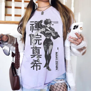 Maki Zenin Jujutsu Kaisen Character Manga Comfort Colors Shirt