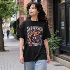 Anime 90s Magical Girl Sailor Moon Shirt