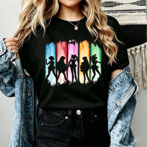 Sailor Moon Silhouette 90s Anime Shirt