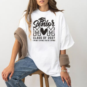 Senior Mom 2027 Graduation Gift Tee