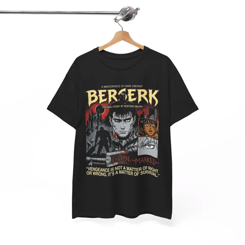Vintage A Masterpiece Of Dark Fantasy Berserk Anime Shirt Vintage A Masterpiece Of Dark Fantasy Berserk Anime Shirt