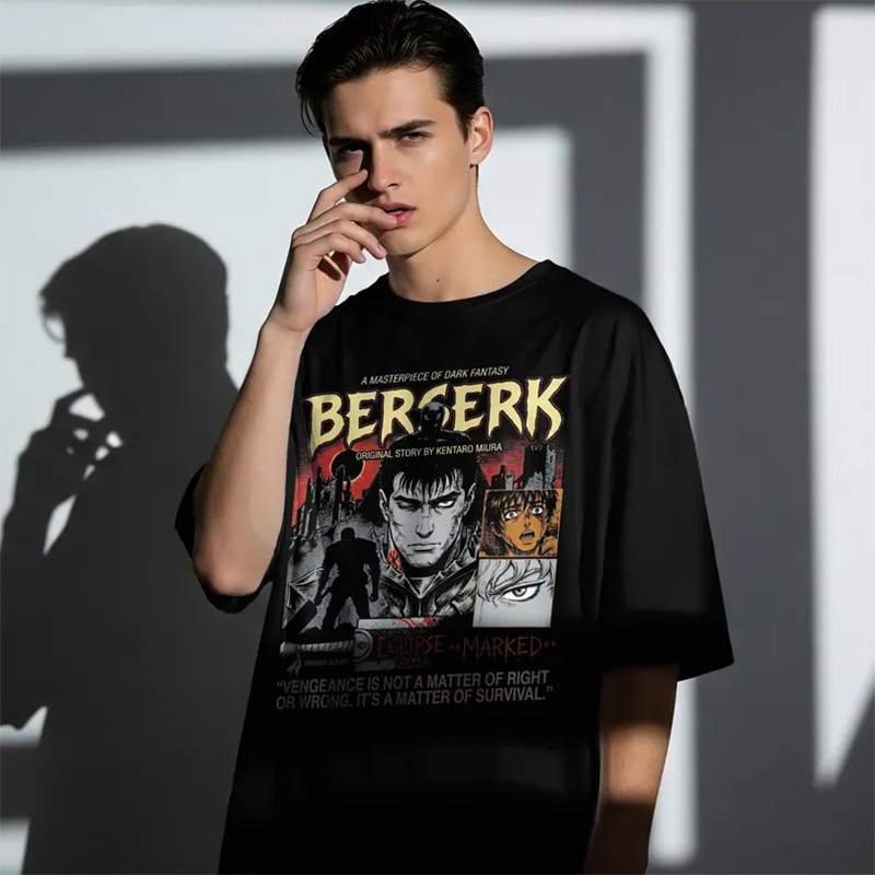 Vintage A Masterpiece Of Dark Fantasy Berserk Anime Shirt Vintage A Masterpiece Of Dark Fantasy Berserk Anime Shirt