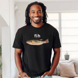 Fih Fish Brain Rot, Funny Gen Z Meme Shirt