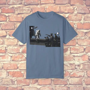 Moon Landing Hoax Conspiracy Theory Comfort Colors Tee