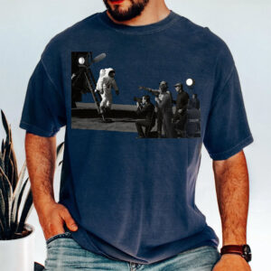 Moon Landing Hoax Conspiracy Theory Comfort Colors Tee
