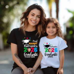 Proud Of A Kindergarten Custom Kindergarten Graduate Shirt