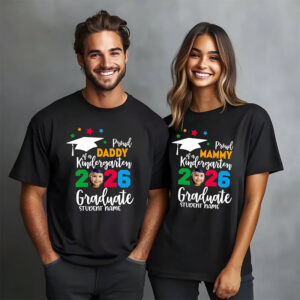 Proud Of A Kindergarten Custom Kindergarten Graduate Shirt