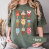 Disney Ice Cream Disneyworld Travel Comfotr Colors Shirt