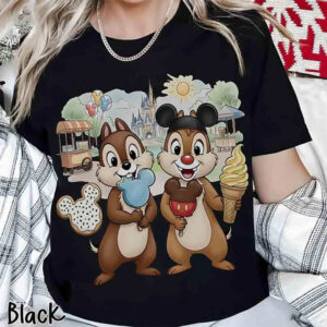 Funny Chip And Dale Disneyland Snack Shirt