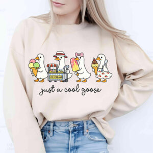Just A Cool Goose, Summer Ice Cream Shirt