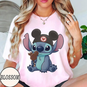 Stitch Ice Cream Funny Disney Snack Comfort Colors Tee