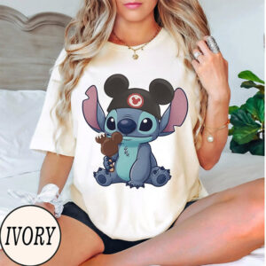 Stitch Ice Cream Funny Disney Snack Comfort Colors Tee