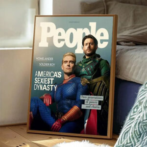 Homelander Soldier Boy Magazine The Boys TV Show Poster