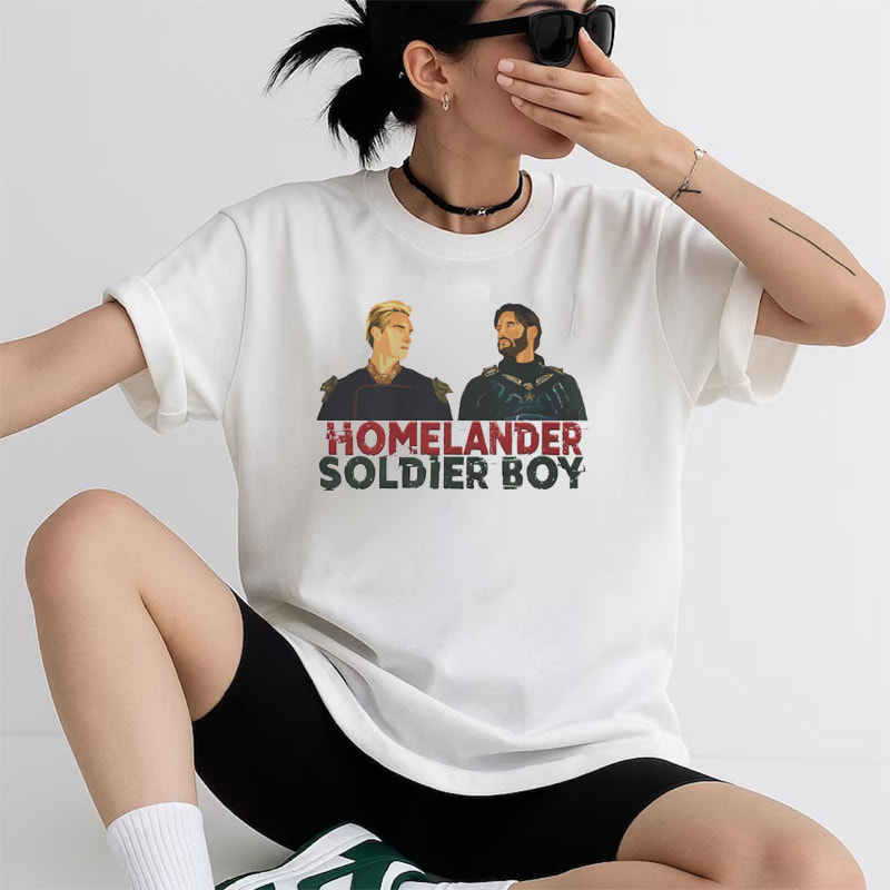 Soldier Boy And Homelander, Father And Son Graphic Shirt Soldier Boy And Homelander, Father And Son Graphic Shirt