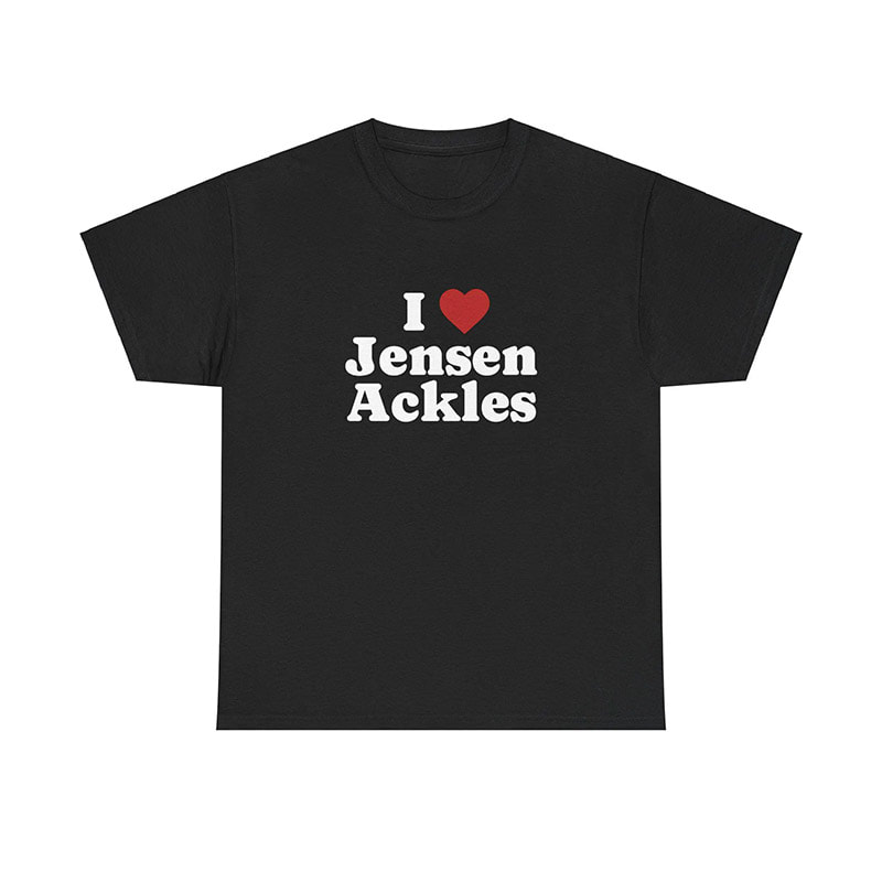 I Love Jensen Ackles Basic Fan Shirt I Love Jensen Ackles Basic Fan Shirt