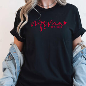 Custom Mama Shirt First Time Mom Outfit