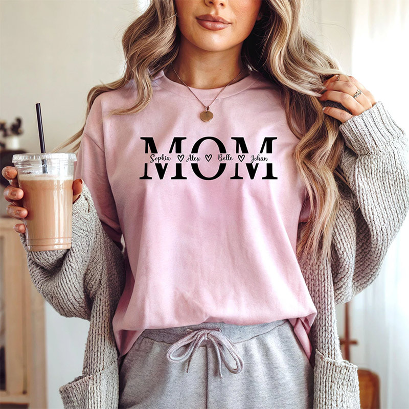 Custom Mom Gifts Cute Mother Day Gift Ideas Comfort Colors Shirt