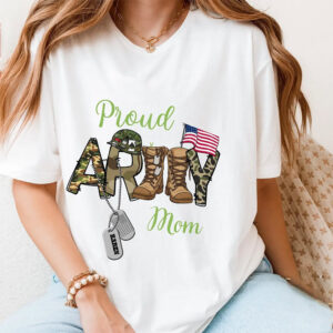 Custom Proud Army Family Mom Dad Brother Shirt