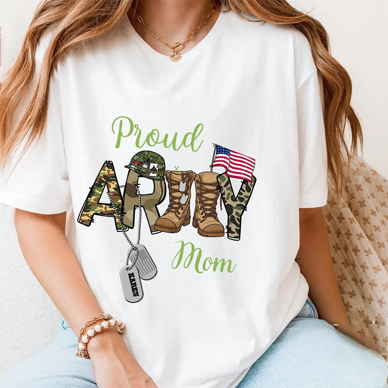 Custom Proud Army Family Mom Dad Brother Shirt Custom Proud Army Family Mom Dad Brother Shirt