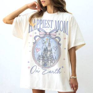 Happiest Mom On Eart, Disney Castle Shirt PersonalizedShirts.net
