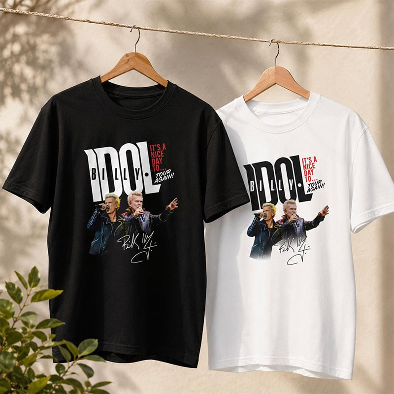 Billy Idol It’s Nice Day To Tour Again Shirt Billy Idol It’s Nice Day To Tour Again Shirt