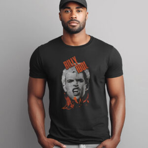 Flaming Snarl Billy Idol Vintage T-shirt