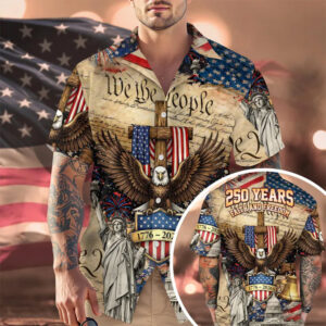 We The People 250 Years Faith And Freedom Hawaiian Shirt