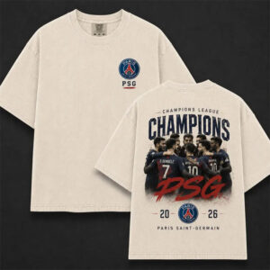 2026 Champions League Winner PSG Soccer Comfort Colors Shirt