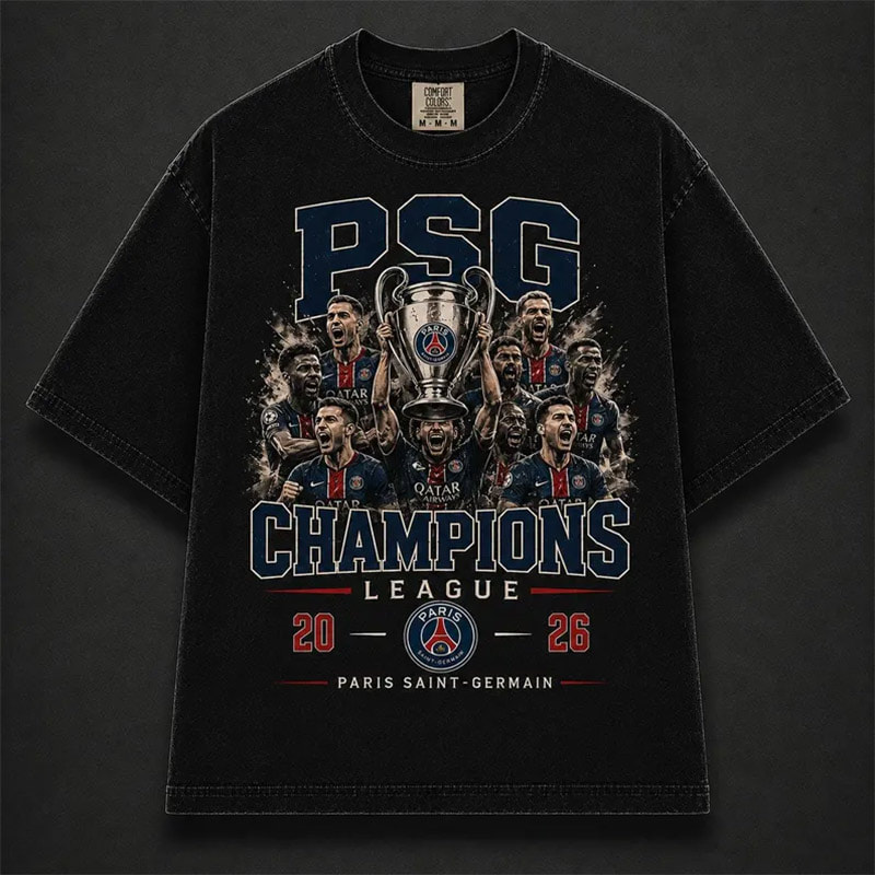 PSG Champions League 2026 Fan Gift Comfort Colors Shirt PSG Champions League 2026 Fan Gift Comfort Colors Shirt
