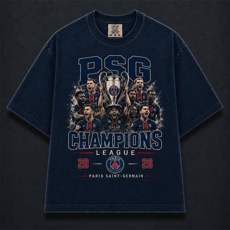 PSG Champions League 2026 Fan Gift Comfort Colors Shirt