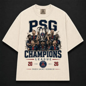 PSG Champions League 2026 Fan Gift Comfort Colors Shirt 3 PersonalizedShirts.net