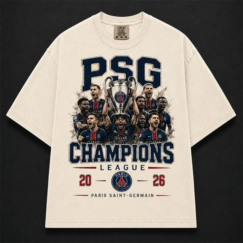 PSG Champions League 2026 Fan Gift Comfort Colors Shirt PSG Champions League 2026 Fan Gift Comfort Colors Shirt