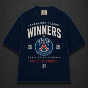 PSG Champions League Winners 2026 Comfort Colors Shirt