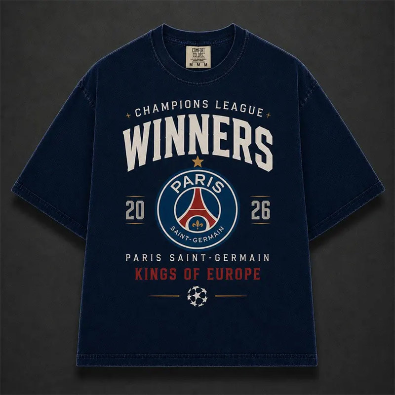 PSG Champions League Winners 2026 Comfort Colors Shirt PSG Champions League Winners 2026 Comfort Colors Shirt