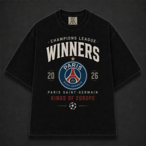 PSG Champions League Winners 2026 Comfort Colors Shirt 2 PersonalizedShirts.net