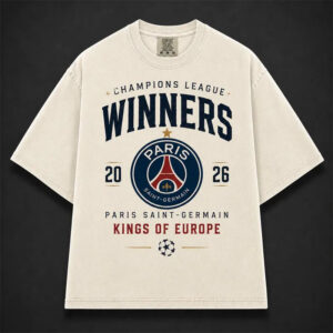 PSG Champions League Winners 2026 Comfort Colors Shirt