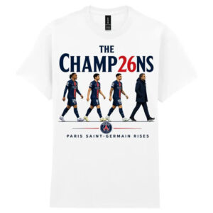 The Champions PSG Winner 2026 Fan Graphic Shirt