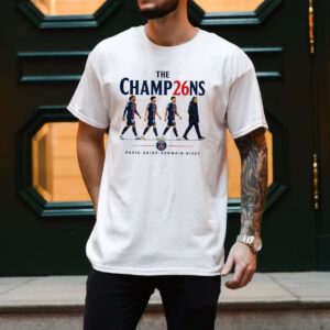 The Champions PSG Winner 2026 Fan Graphic Shirt