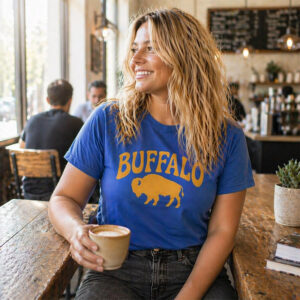 Buffalo NY Hockey Vintage Style Shirt