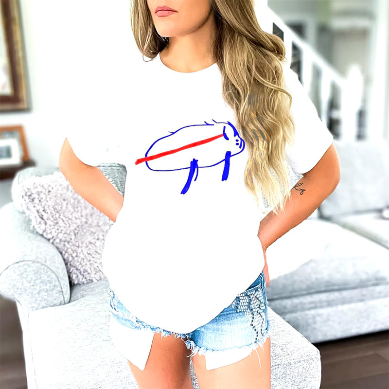 Josh Allen Potato Logo Buffalo Football Tee