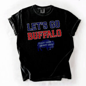 Vintage Lets Go Buffalo, Distressed Buffalo Football Shirt
