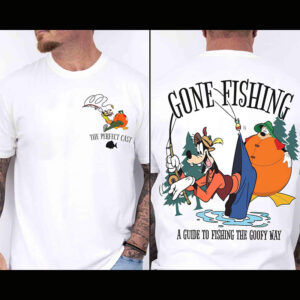 Disney Goofy And Max Fishing 2-sided Shirt