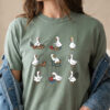 Funny Silly Goose Fishing Comfort Colors Shirt