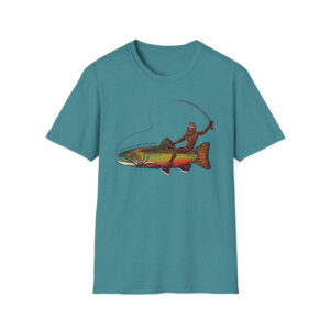 Trout Fishing Bigfoot Brook Comfort Colors Shirt
