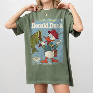 Walt Disney’s Donald Duck Fishing Comfort Colors Shirt Walt Disney’s Donald Duck Fishing Comfort Colors Shirt