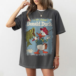 Walt Disney’s Donald Duck Fishing Comfort Colors Shirt