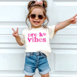 First Day Of Preschool, Pre k Vibes Shirt 3 PersonalizedShirts.net