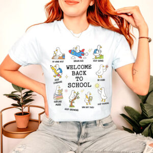 Welcome Back To School Goose Shirt Welcome Back To School Goose Shirt