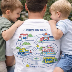 Drives On Dad Playmat Shirt For Dad