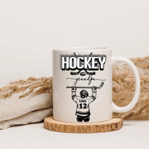 Personalized Hockey Mom Dad Mug